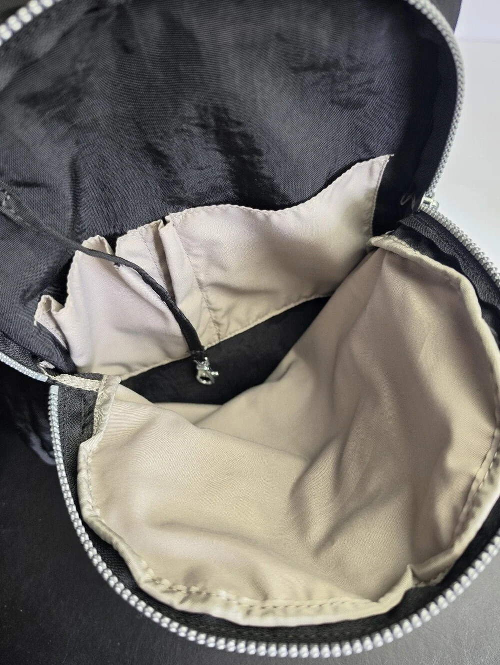 Kipling Black Nylon Synthetic Live Light Backpack Holds Laptop / Note Book